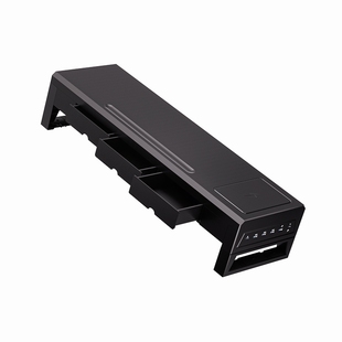 壁虎漫步台式电脑显示器增高架带抽屉USB扩展充电桌面改造神器屏幕底座办公室工位笔记本键盘收纳盒置物架子