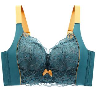 上薄下厚五排扣乳胶调整型收副乳文胸小胸聚拢性感内衣无磁过安检