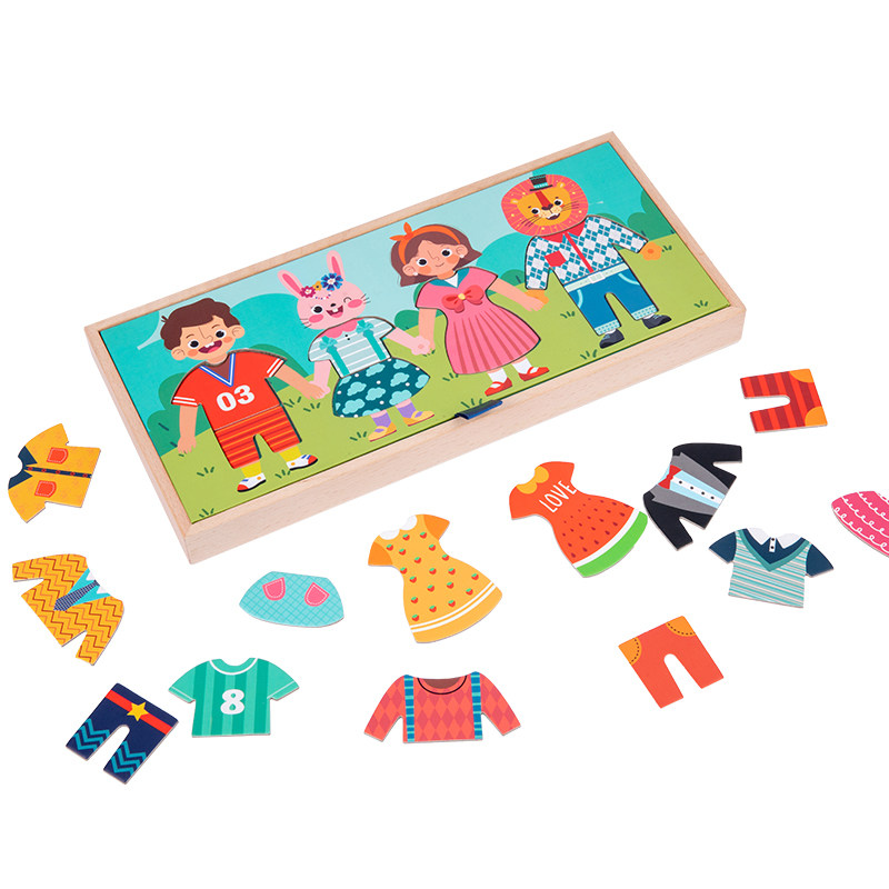幼儿园中小班衣服换装益智玩具