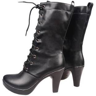 王者荣耀cos 孙尚香刘备时之恋人cosplay鞋子靴子还原增高定做