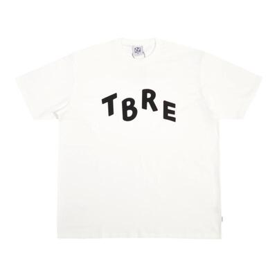 TBRE基础LOGO白色纯棉短袖T恤