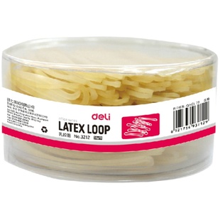 得力橡皮筋办公用品黄色乳胶圈一次性橡皮筋财务牛皮筋橡胶圈橡皮