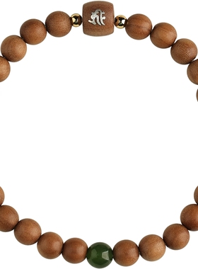 论檀老山檀香手串本命佛木质手链