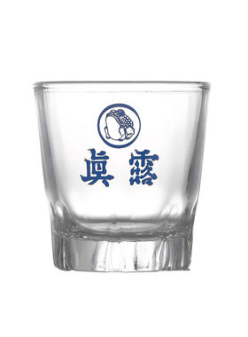 韩国真露蓝色青蛙ins迷你小清新威士忌日式高颜值一口玻璃烧酒杯