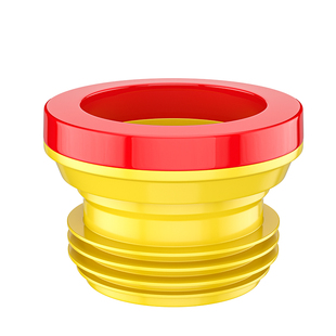 德国YEMO马桶法兰密封圈防臭防漏加厚垫圈加长加高通用坐便器配件