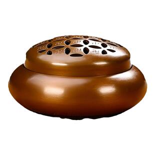 纯紫铜香炉家用室内茶道盘香檀香沉香熏香炉塔香线香焚香送礼摆件