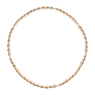 极细2mm小米珠米粒天然淡水巴洛克真珍珠项链女款轻奢秋冬毛衣链