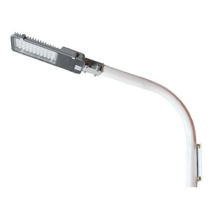 定制1米加厚LED挑臂路灯支架乡村 电线杆墙壁路灯灯杆吸墙抱箍灯