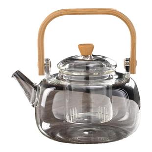 玻璃茶壶泡茶家用煮茶壶加厚耐高温泡茶壶单壶可加热茶具围炉煮茶