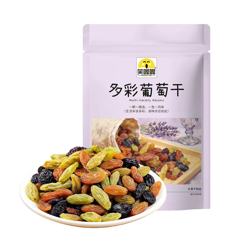 笑喔喔新疆特产多彩葡萄干
