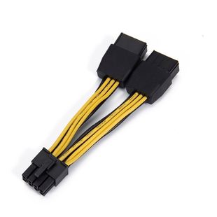 GPU显卡转接线供电线K80 M40 M60 P40 V100 A6000 双6P 8P转8P