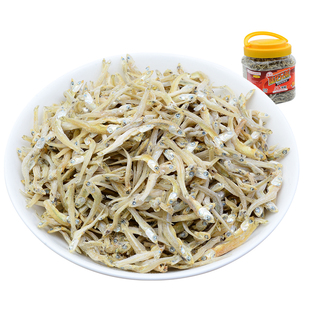 陆龙兄弟5A海蜒 细桂鳀鱼干450克 小鱼仔小鱼干 宁波风味海鲜干货