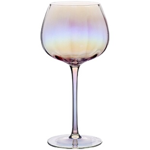 彩虹红酒杯家用情侣高脚杯子一对水晶玻璃葡萄酒杯香槟杯酒具礼物