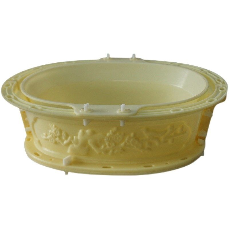 水泥花盆模具欧式塑料圆形自制