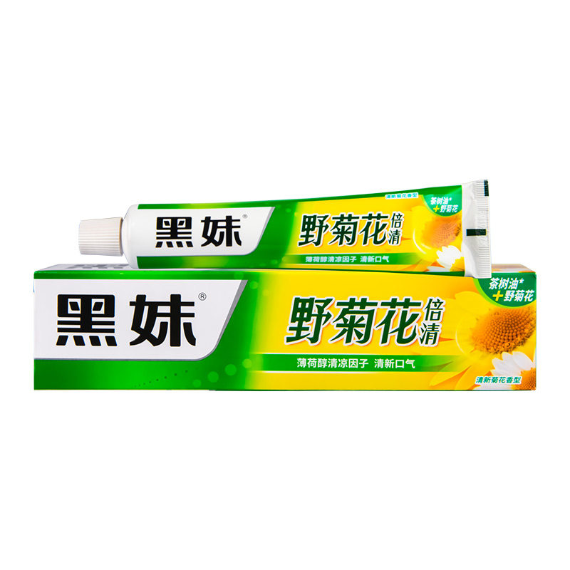 黑妹105g野菊花牙膏清新菊花香型牙膏