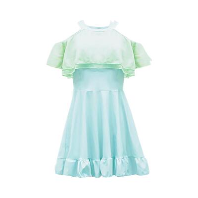 女学生连体保守显瘦遮肚网红泳装