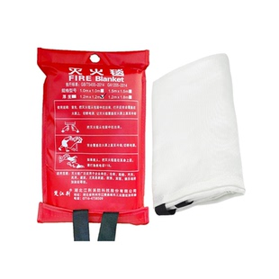 楚江荆灭火毯硅胶玻璃纤维防火毯1.5米x1.5米消防逃生灭火毯