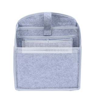 三宅一生双肩包内胆大容量隔层笔记本收纳高档纯色毛毡包中包撑型