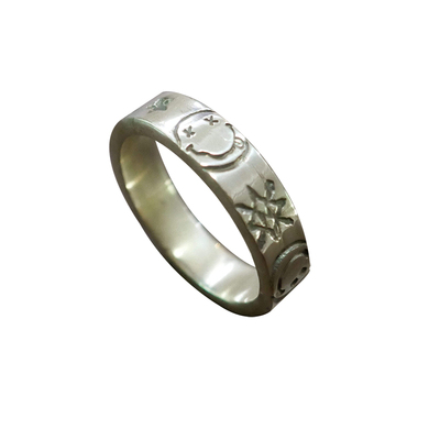 雕刻戒指Z.NATIVE银印第安