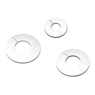 燃气热水器空调玻璃墙孔烟管不锈钢遮丑环圈装饰盖管道遮挡罩封堵