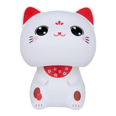 网红太阳能摆件车载大头招财猫点头猫发财猫车载装饰可爱点头公仔