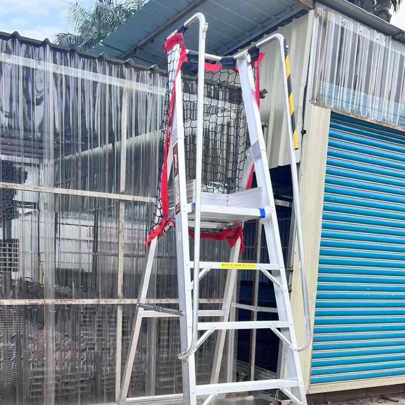 全铝平台梯仓库超市理货取货梯可移动登高车作业梯建筑标准登高梯