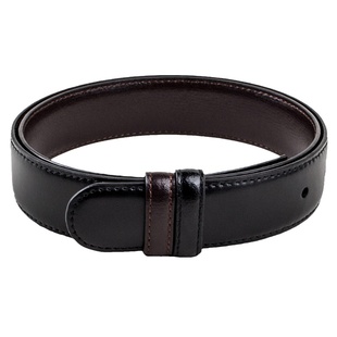 皮带男真皮腰带29mm适配万家宝龙针扣时尚亮面黑色精致裤带不带头
