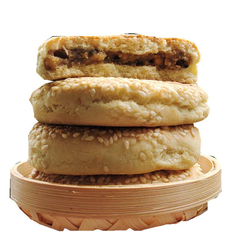 湖北五峰特产宜昌三峡饼长阳手工柴火芝麻饼月饼早餐糕点零食