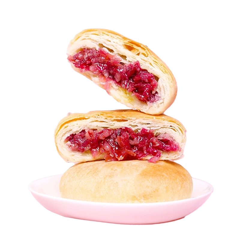 鲜花饼云南特产玫瑰花饼面包整箱早餐零食糕点休闲小吃食品旗舰店