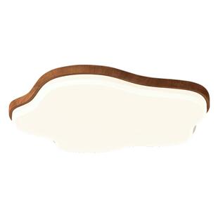 箭牌儿童房卧室灯中古风原木全光谱护眼吸顶灯2026年新款云朵灯具