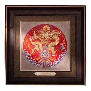 万世昌隆南京云锦研究所非遗纯手工刺绣高档收藏礼品客厅书房挂画