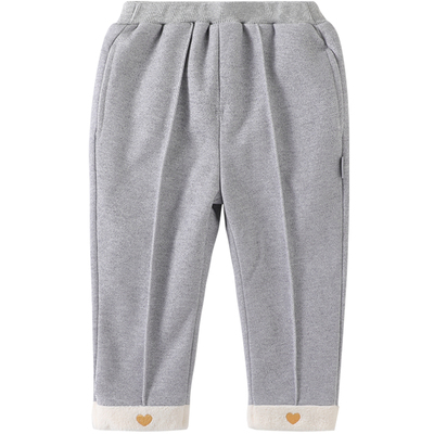 蒂孩儿童装女童毛昵裤子保暖童泰