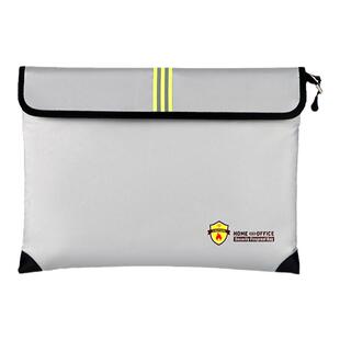 文件袋防水防火防潮阻燃反光加厚资料拉链式按扣a4密封现金收纳袋