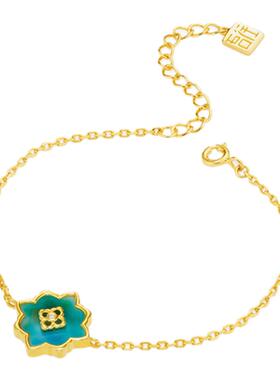 吾往浮翠流丹陶瓷手链轻奢高级感景德镇艺术联名非遗手作伴手礼