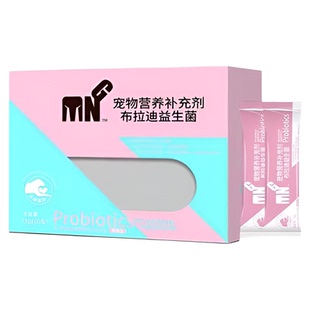 粤朗小宠MNG宠物营养补充剂布拉迪益生菌调理肠胃猫狗通用5g*10条