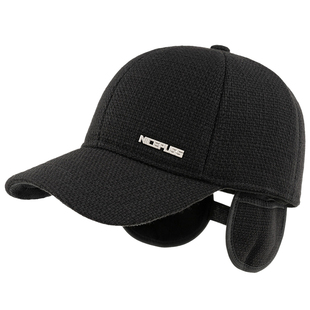 保暖帽子男款中老年护耳鸭舌帽2025新款冬季加绒加厚大头围防寒帽