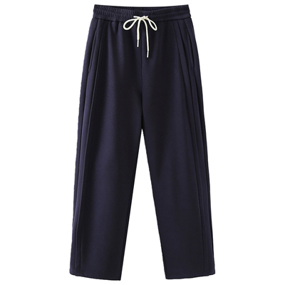 大码加绒休闲裤子女秋冬款保暖裤