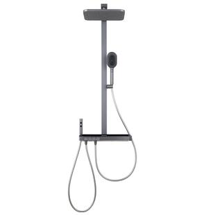 【限时补贴】箭牌高端枪灰恒温淋浴花洒套装钢琴键大顶喷