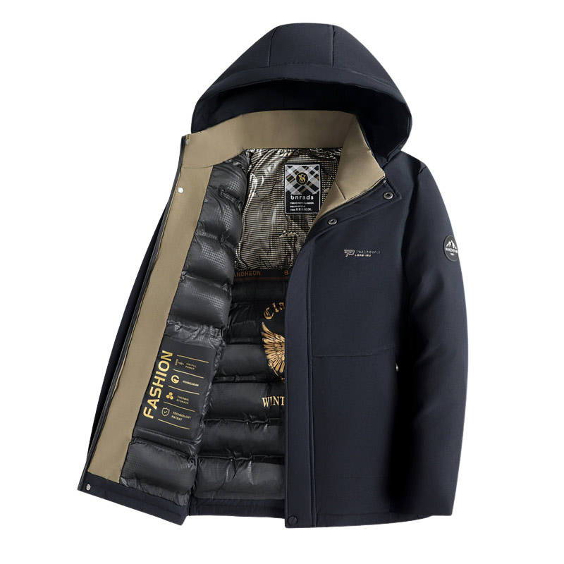 罗蒙冬季保暖御寒男士棉服外套