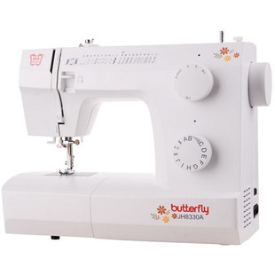 蝴蝶牌缝纫机JH8330A多功能锁边8230A8530A绣花 迷你家用电动衣车