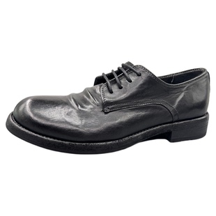 捡漏高端狠货固特异水洗马皮男士春季新款商务皮鞋舒适透气德比鞋