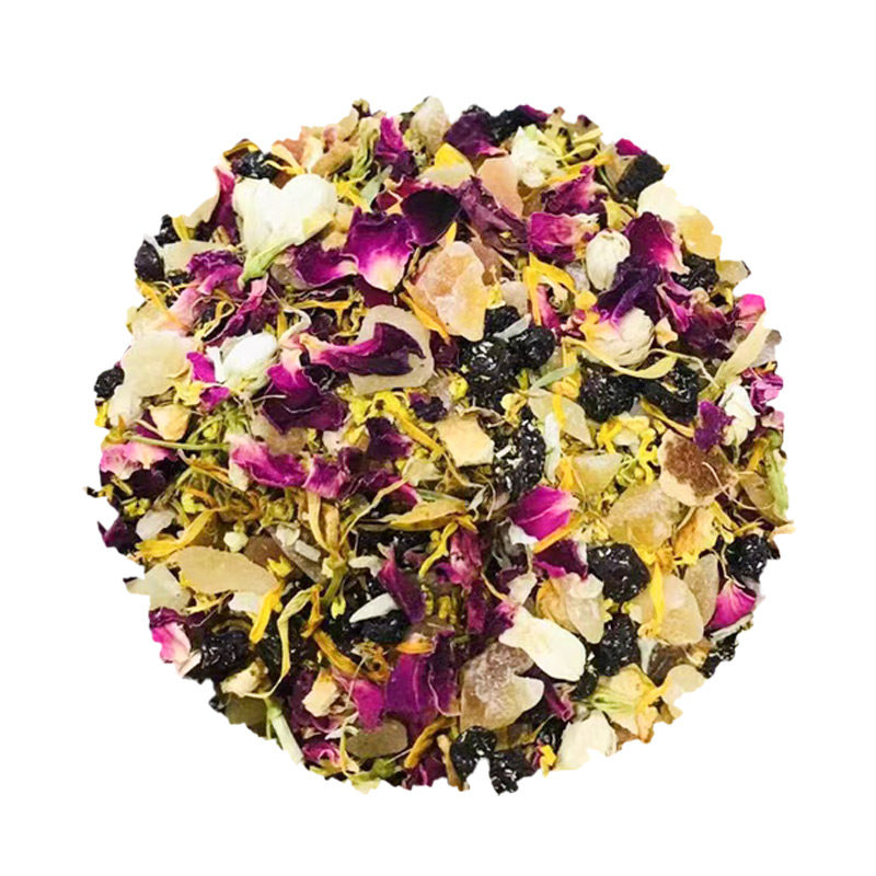 不酸花果茶桂花茉莉花花香四溢