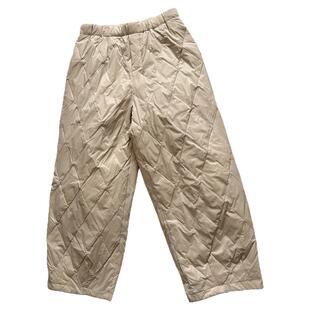 外穿羽绒裤女款2025新款防寒裤九分高级感版型超好看的裤子冬季潮