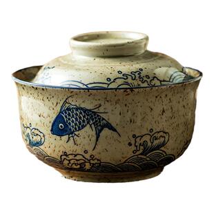 碗带盖的汤碗家用中式深菜碗陶瓷盖碗泡面碗吃面大碗汤盆螺蛳粉碗