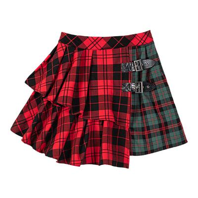 morbid蓬蓬裙洛丽塔格子拼接