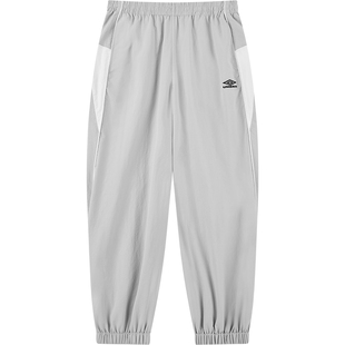 umbro茵宝官方运动梭织复古新款百搭夹克男女同款套装足球风男裤