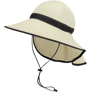 SundayAfternoons女士户外大檐护颈海边沙滩透气夏季遮阳防晒帽