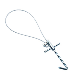 猪用绑定绳绑定器 金属绑定绳子套猪绳 不锈钢套猪的绳套猪器保定