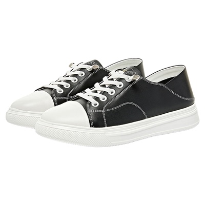 哈森软底轻便两穿真皮小白鞋女鞋子26春季新款百搭一脚蹬休闲鞋