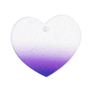 亚克力咕卡圆盘自制小卡diy材料包透明圆形爱心古卡装饰咕卡片手账手帐闪粉渐变小圆盘100个咕卡盘加链子贴纸